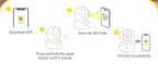 BoyKeep 2K Smart WiFi Security Camera Dual Band 5G/2.4GHz Indoor Surveillance Camera 360° PTZ IR Night Vision Two-Way