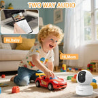 BoyKeep 2K Smart WiFi Security Camera Dual Band 5G/2.4GHz Indoor Surveillance Camera 360° PTZ IR Night Vision Two-Way