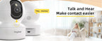 BoyKeep 2K Smart WiFi Security Camera Dual Band 5G/2.4GHz Indoor Surveillance Camera 360° PTZ IR Night Vision Two-Way