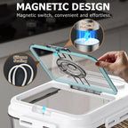 Bread Box For Kitchen Countertop, Airtight Bread Storage Container, Time Recording Bread Keeper with Lid,Bread Storage For Homemade Breads, Toast, And Cookies, White Bread Holder. - Nexvibe