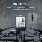 CYCPLUS M1 + Z1 Cycling GPS Wireless Bike Computer With BLE 5.0/ANT+ with 2.9’’ LCD Screen Auto Backlight IPX6