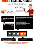 Car Battery Jump Starter with OBD2 Scanner 5000A Battery Jumper Starter，Code Reader for Check Engine Light Diagnostic