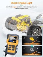 Car Battery Jump Starter with OBD2 Scanner 5000A Battery Jumper Starter，Code Reader for Check Engine Light Diagnostic