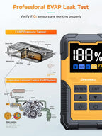 Car Battery Jump Starter with OBD2 Scanner 5000A Battery Jumper Starter，Code Reader for Check Engine Light Diagnostic