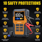 Car Battery Jump Starter with OBD2 Scanner 5000A Battery Jumper Starter，Code Reader for Check Engine Light Diagnostic