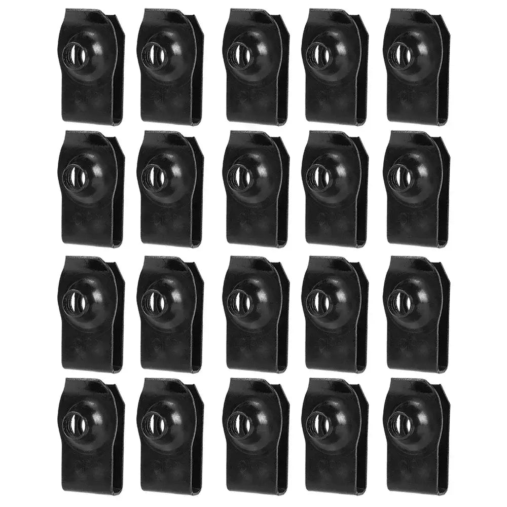 Car Body Bolts U Type Nut Clips M6 Automobile Bumper Fender Rivet Engine Cover Undertray Splash Shield Guard Liner Screws Clips - Nexvibe