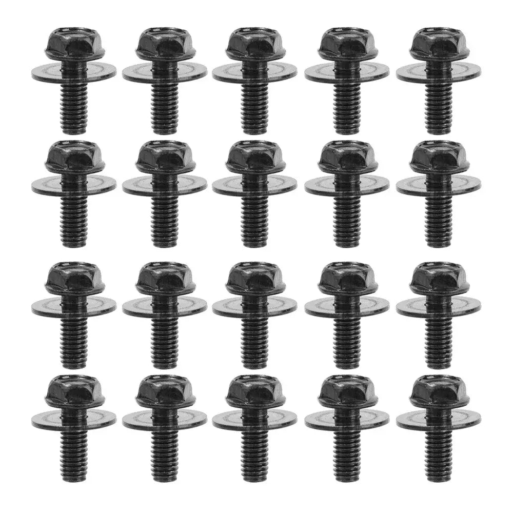 Car Body Bolts U Type Nut Clips M6 Automobile Bumper Fender Rivet Engine Cover Undertray Splash Shield Guard Liner Screws Clips - Nexvibe