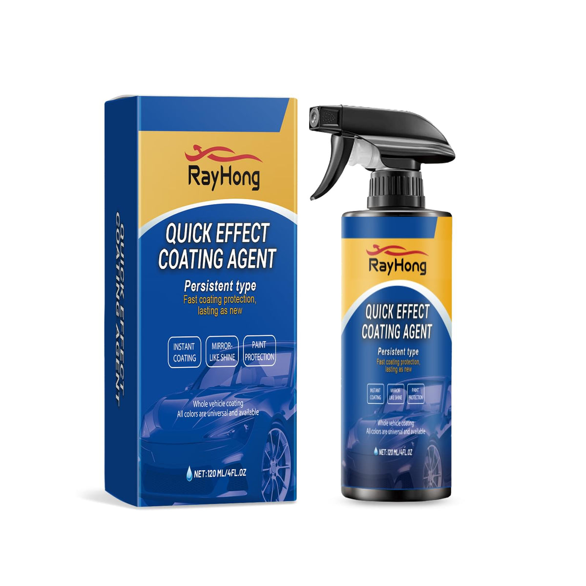Car Coating Spray Car Care Reconditioning Car Paint Waxing Spray Coating Sealing Glaze - default title