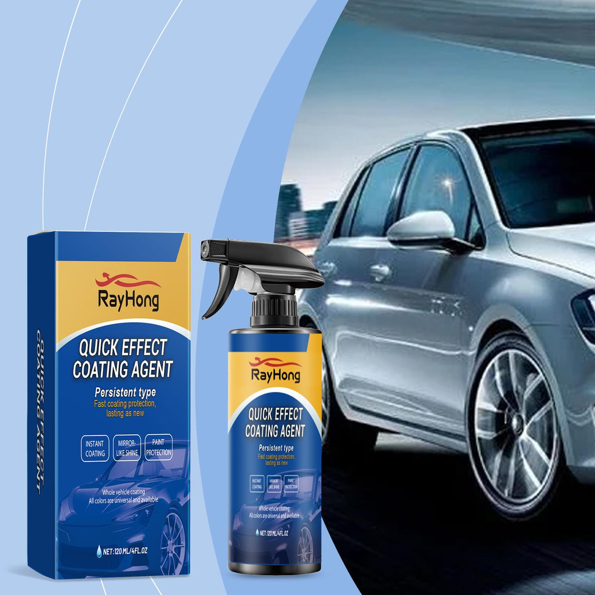 Car Coating Spray Car Care Reconditioning Car Paint Waxing Spray Coating Sealing Glaze - default title