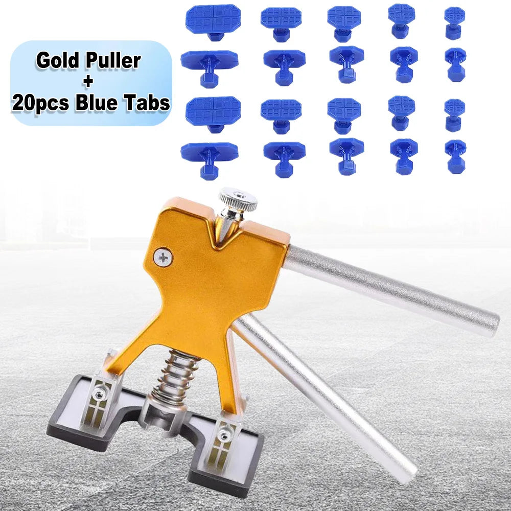 Car Dent Puller Kit for Dent Removal Paintless Dent Removal Kit Slide Hammer T-Bar Dent Remover Tool for Car Door Ding