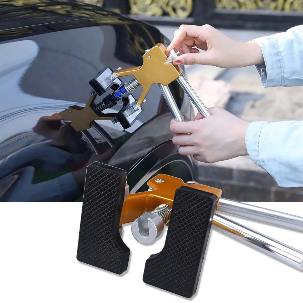 Car Dent Puller Kit for Dent Removal Paintless Dent Removal Kit Slide Hammer T-Bar Dent Remover Tool for Car Door Ding