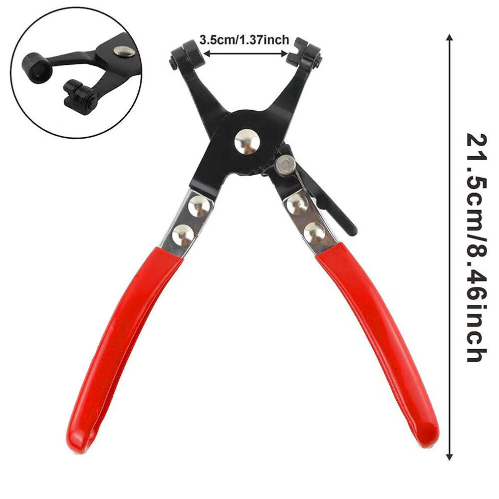 Car Hose Clamping Pliers Bendable Hose Clamps Cable Type Flex Cable Straight Hose Bundle Removal Long Clamps Auto
