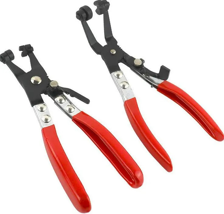 Car Hose Clamping Pliers Bendable Hose Clamps Cable Type Flex Cable Straight Hose Bundle Removal Long Clamps Auto