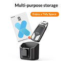 Car Key Storage Box Storage Box for Vehicle Supplies Dashboard Central Control Console Highspeed Toll Card Storage Box Card Slot - Nexvibe