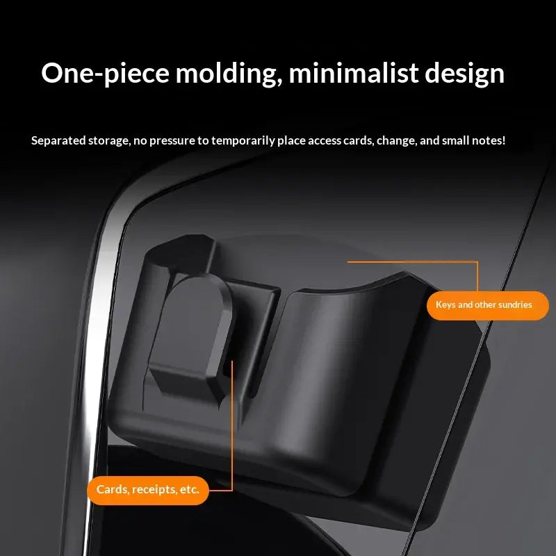 Car Key Storage Box Storage Box for Vehicle Supplies Dashboard Central Control Console Highspeed Toll Card Storage Box Card Slot - Nexvibe