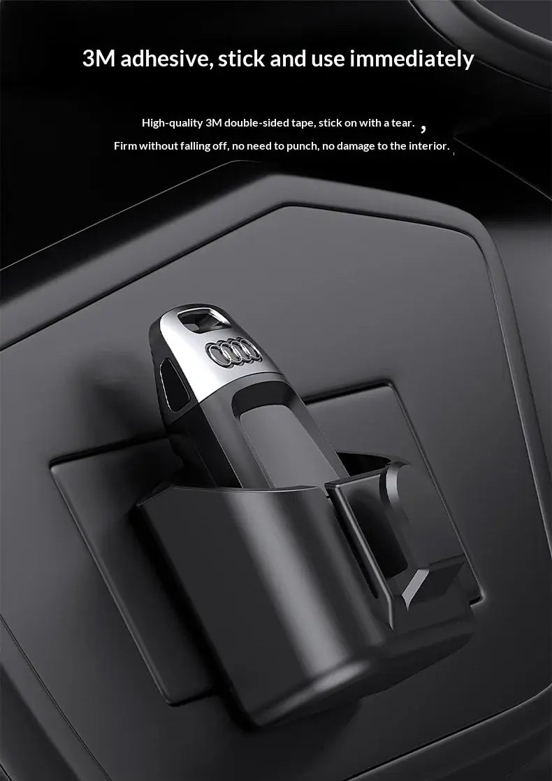 Car Key Storage Box Storage Box for Vehicle Supplies Dashboard Central Control Console Highspeed Toll Card Storage Box Card Slot - Nexvibe
