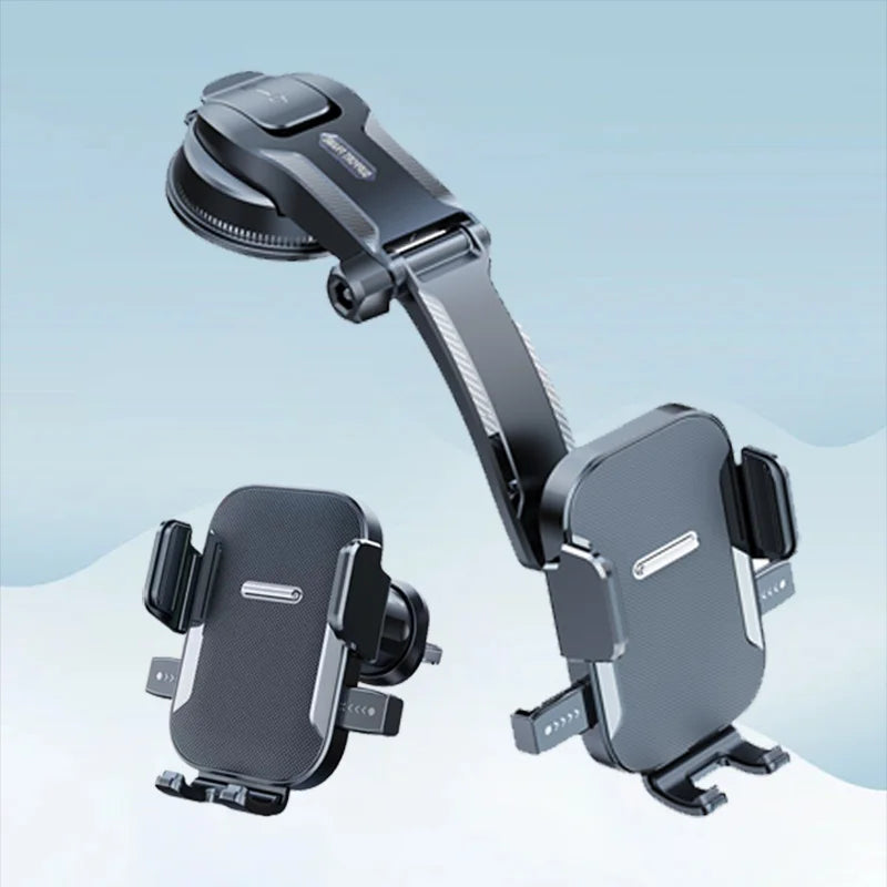 Car Phone Holder – Nano Flexible Silicone 360° Rotation Doesn’t Block Screen Compatible with iPhone Series for iPhone