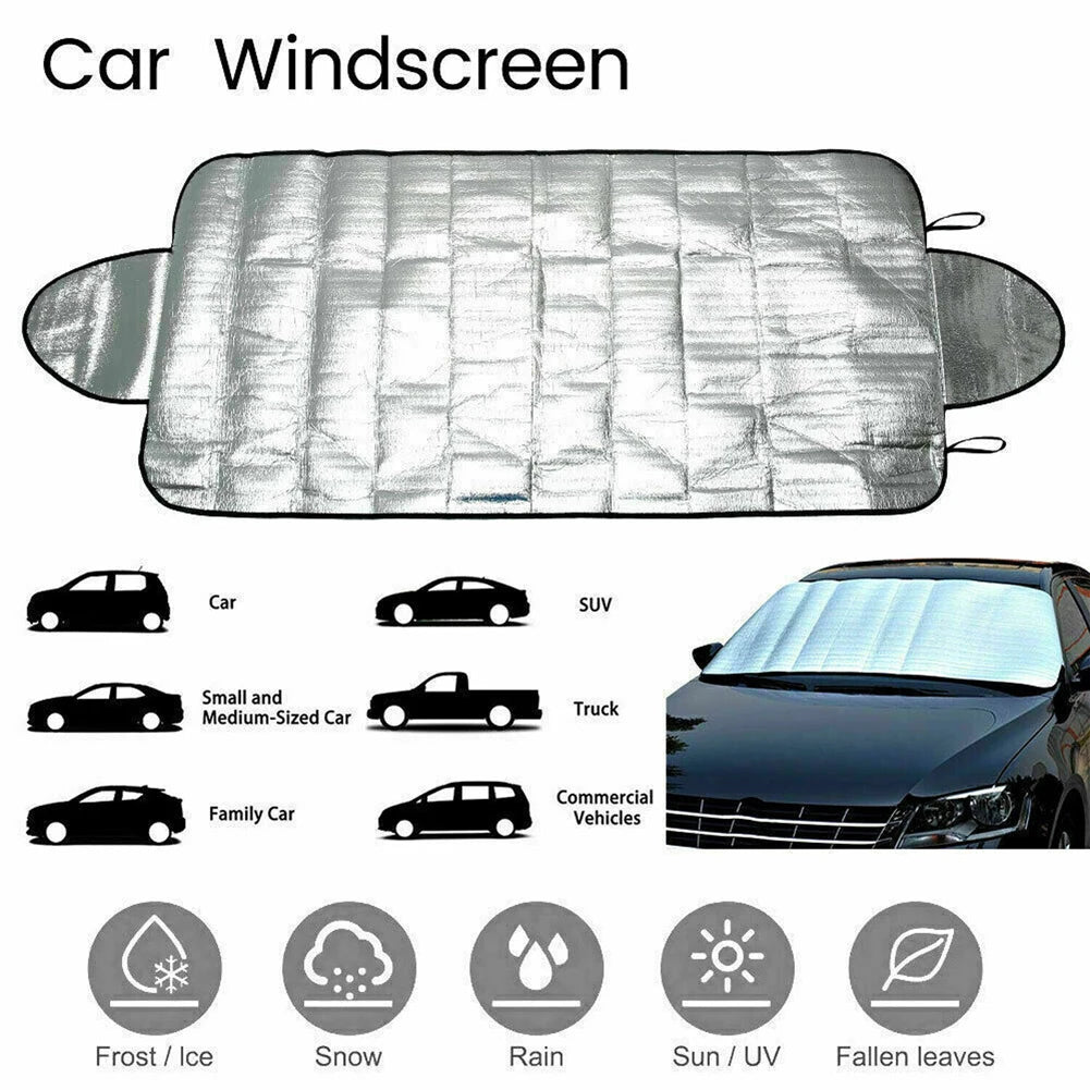 Car Windscreen Windshield Frost Cover Winter Resistant Ice Snow Shield Front Protector Car Shade Cover For Front