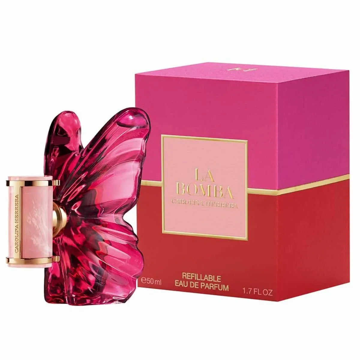 Carolina Herrera La Bomba Refillable Eau de Parfum 50ml 1.7fl.oz Women Floral Fruity Scent - United States