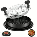 Chicken Shredder 8 Inches Chicken Breast Shredder Tool Cooked Meat Shredder With Clear Lid Ergonomic Design Auti-slip