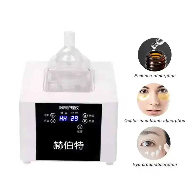 Cold Hot Nano Mist Eye Atomizer Portable Eye SPA Steamer Relieve Eye Fatigue Dry Eyes Dark Circles Moisturizing Eye Care Device - Nexvibe