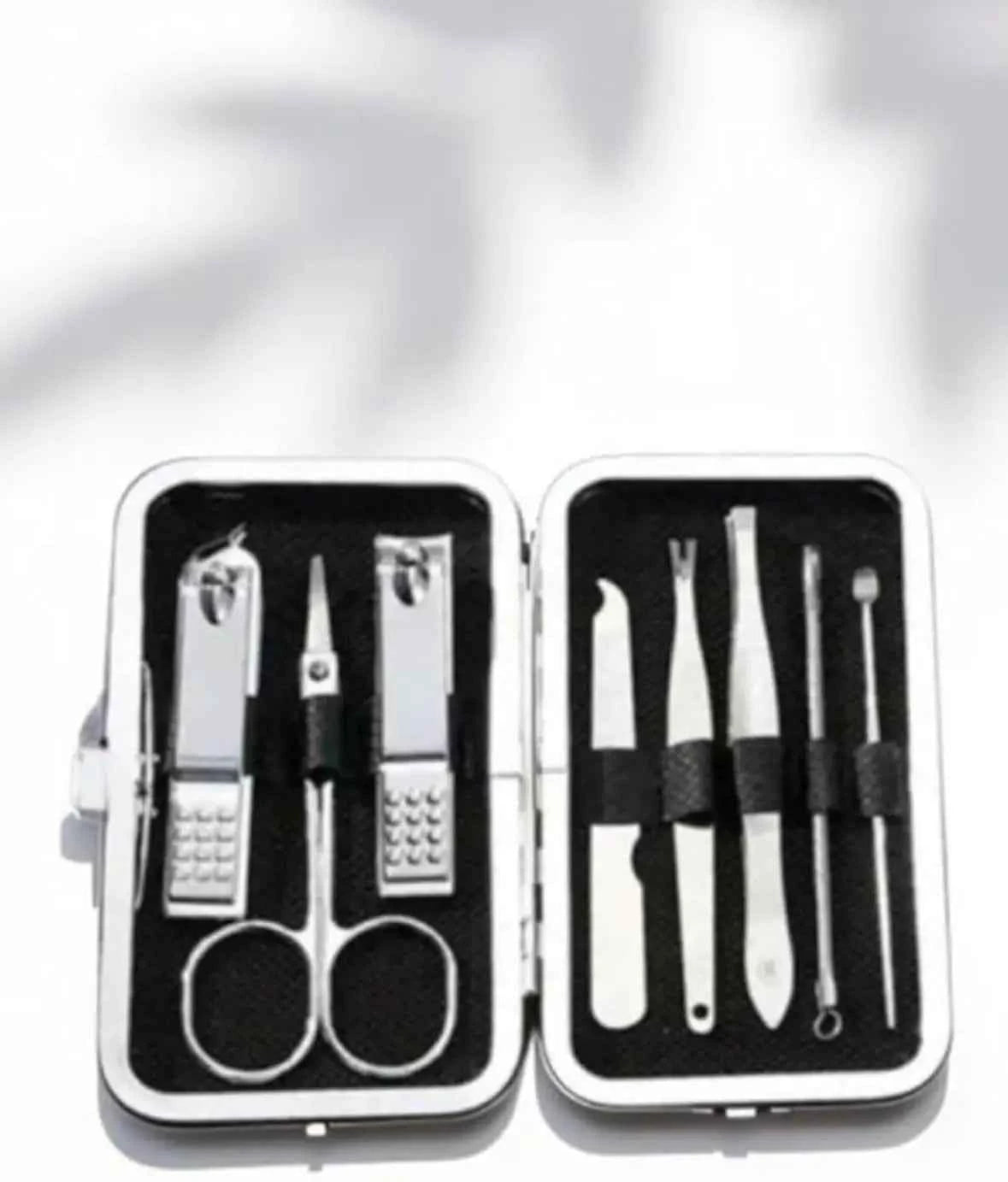 Complete Nail Tool Set 1 Units, 8 Essential Tools per Kit, Sharp Blades & Safe Handles, Easy to Carry in Pocket or Bag