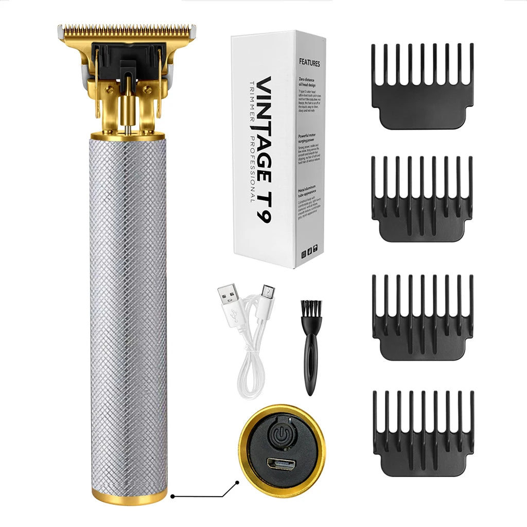 Cordless Hair Clipper with LED Display Rechargeable Electric Trimmer for Men USB Charging Beard Trimmer,Professional