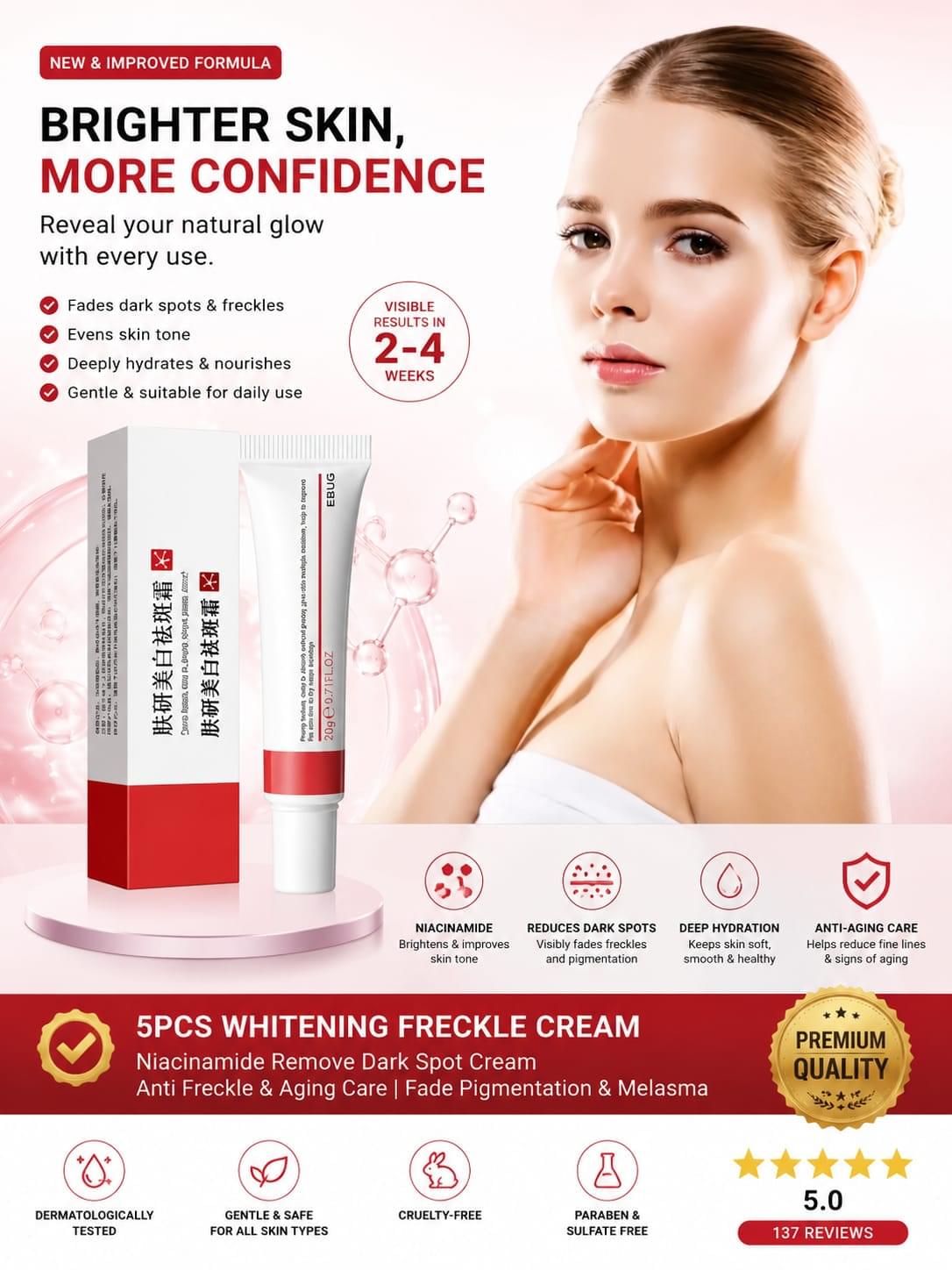 💎 EBUG Ultimate Dark Spot & Pigmentation Fading Set (5 Pcs) - 5pcs
