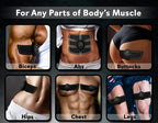 Electric Muscle Stimulator EMS Wireless Buttocks Hip Trainer Abdominal ABS Stimulator Fitness Body Slimming Massager - Nexvibe