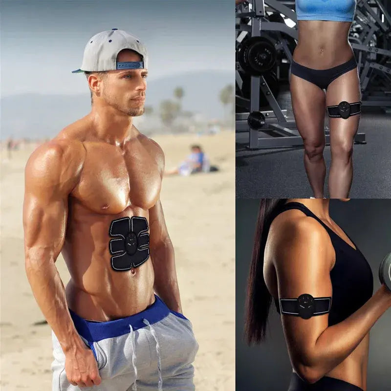 Electric Muscle Stimulator EMS Wireless Buttocks Hip Trainer Abdominal ABS Stimulator Fitness Body Slimming Massager - Nexvibe