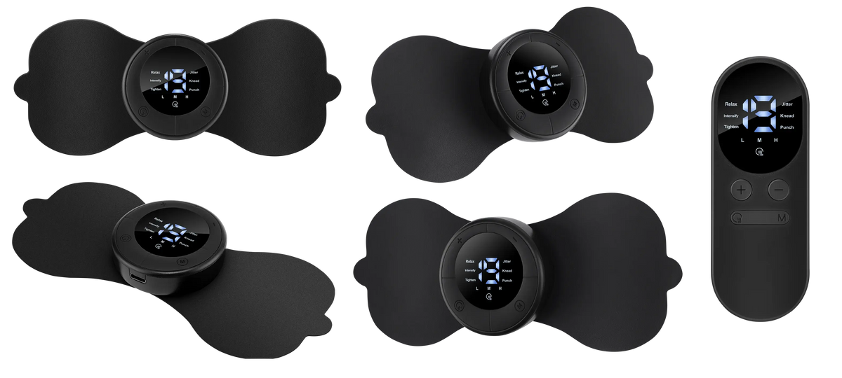 Electric Neck Massager EMS Muscle Massage Stimulator Low Frequency Instrument Back Cervical Calf Patches Pain Joints Mini Device - Nexvibe