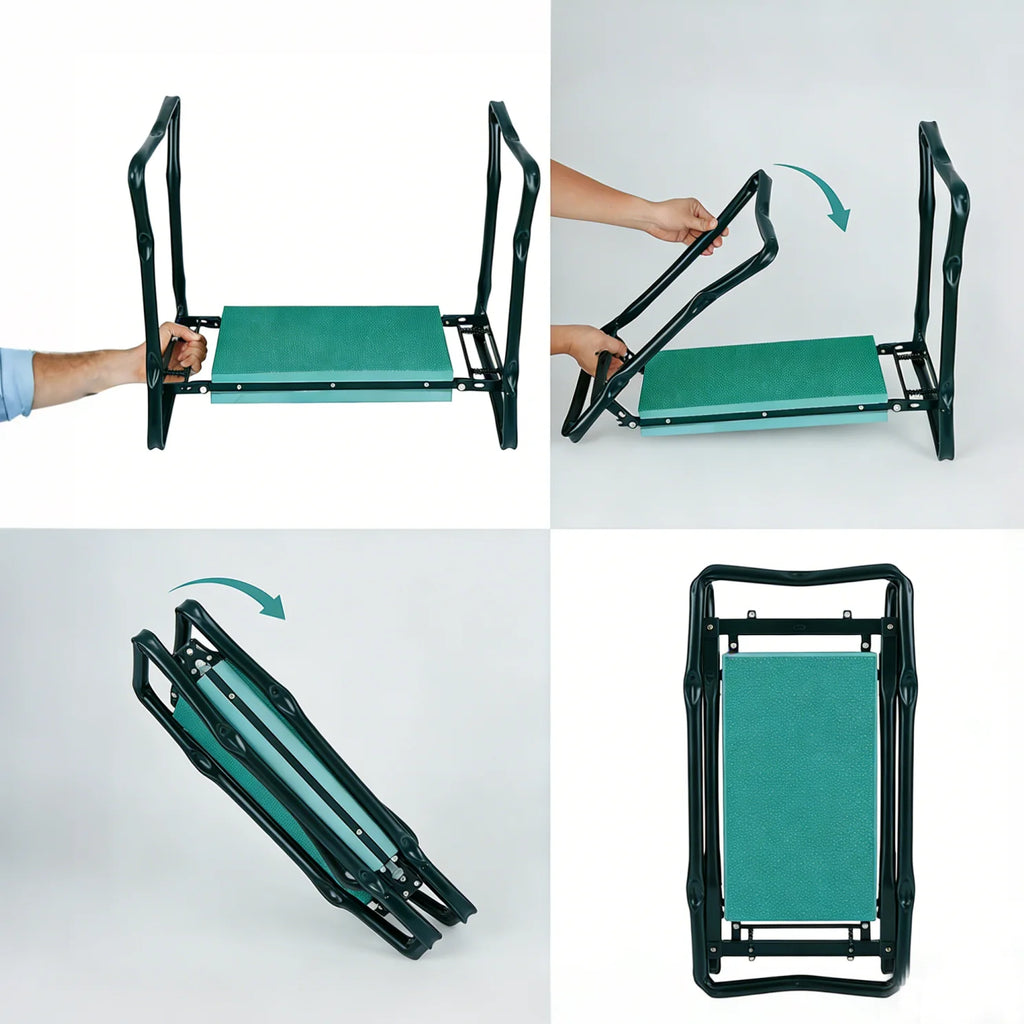 Ergonomic Foldable Garden Kneeler Seat – Your Must-Have Gardening Companion - United States