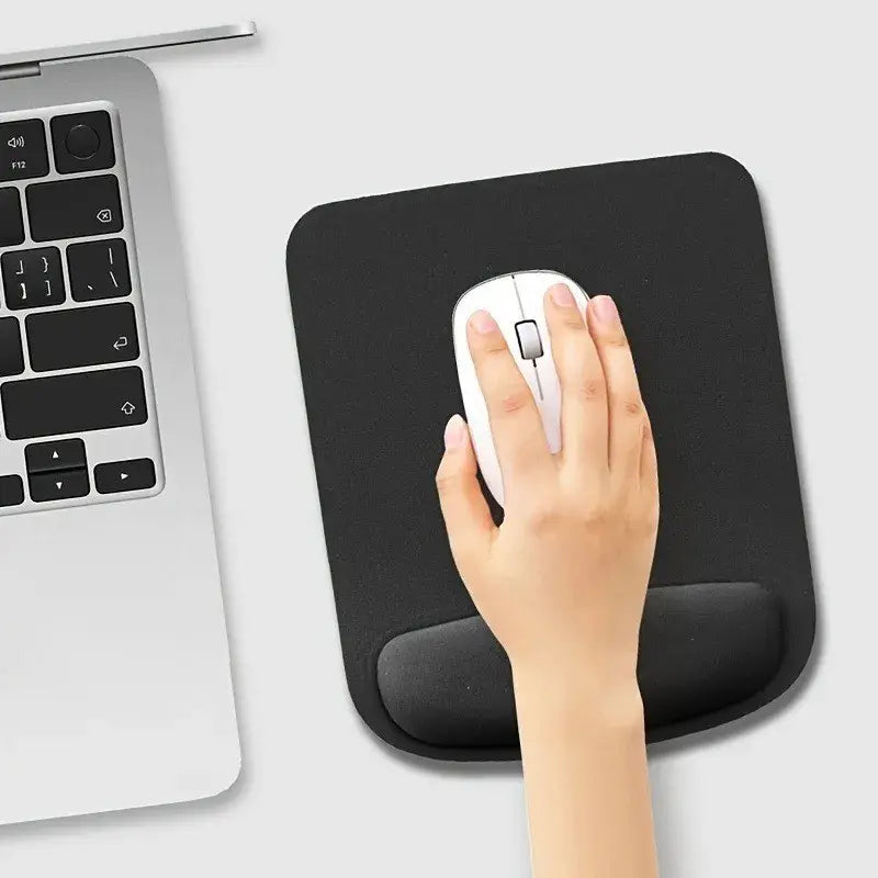 Ergonomic Mouse Pad with Gel Wrist Rest - Comfortable Keyboard Wrist Support for Office & Gaming, Non-Slip Base - Nexvibe