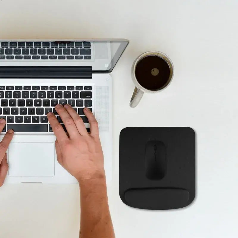 Ergonomic Mouse Pad with Gel Wrist Rest - Comfortable Keyboard Wrist Support for Office & Gaming, Non-Slip Base - Nexvibe