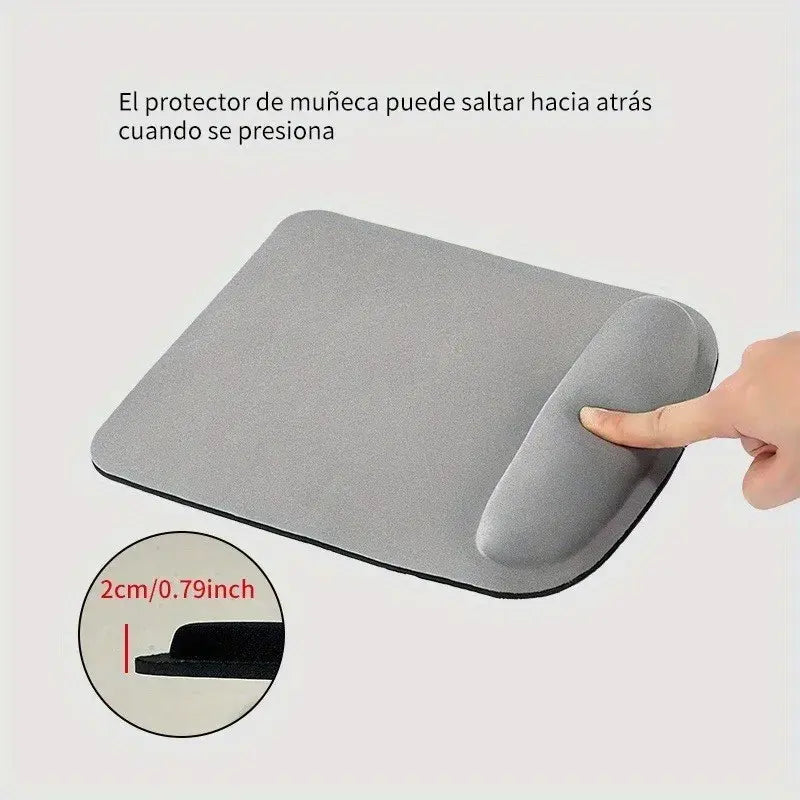 Ergonomic Mouse Pad with Gel Wrist Rest - Comfortable Keyboard Wrist Support for Office & Gaming, Non-Slip Base - Nexvibe