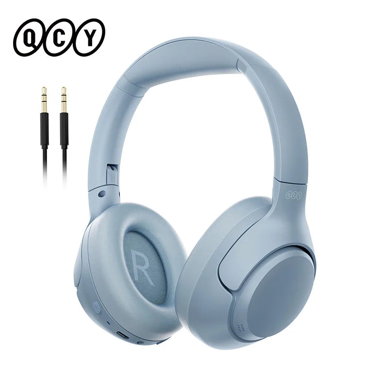 Experience Superior Sound Quality with QCY H3 ANC Wireless Headphones - 60H Battery Life & Advanced Noise Cancellation