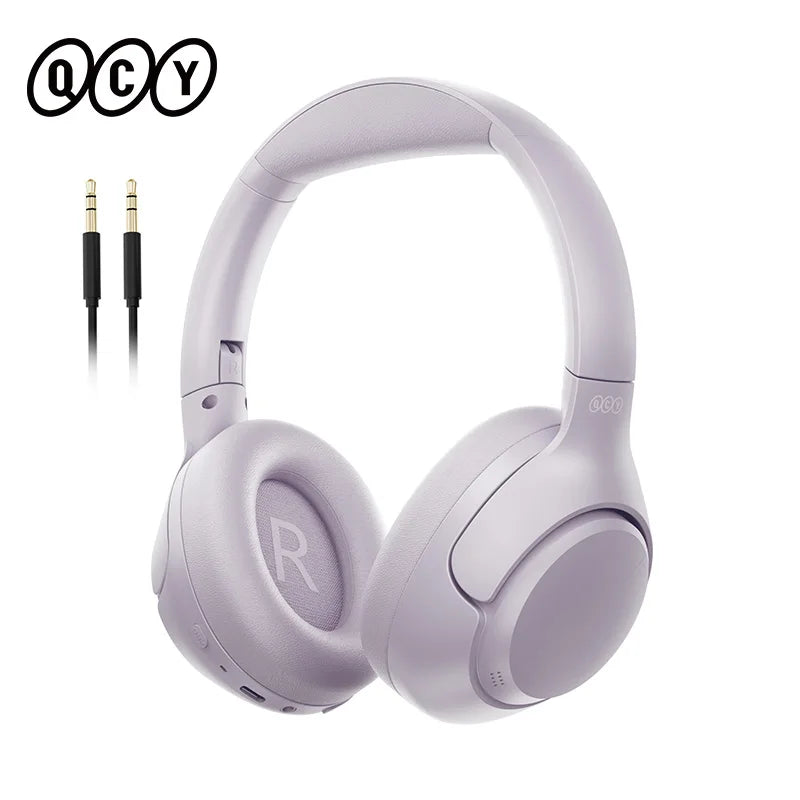 Experience Superior Sound Quality with QCY H3 ANC Wireless Headphones - 60H Battery Life & Advanced Noise Cancellation
