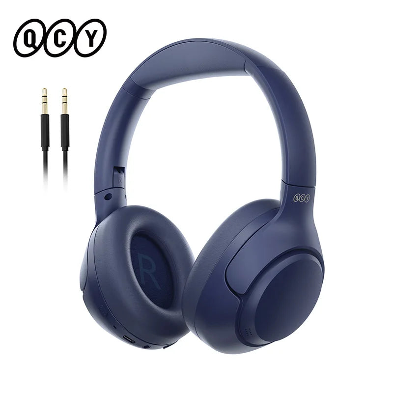 Experience Superior Sound Quality with QCY H3 ANC Wireless Headphones - 60H Battery Life & Advanced Noise Cancellation