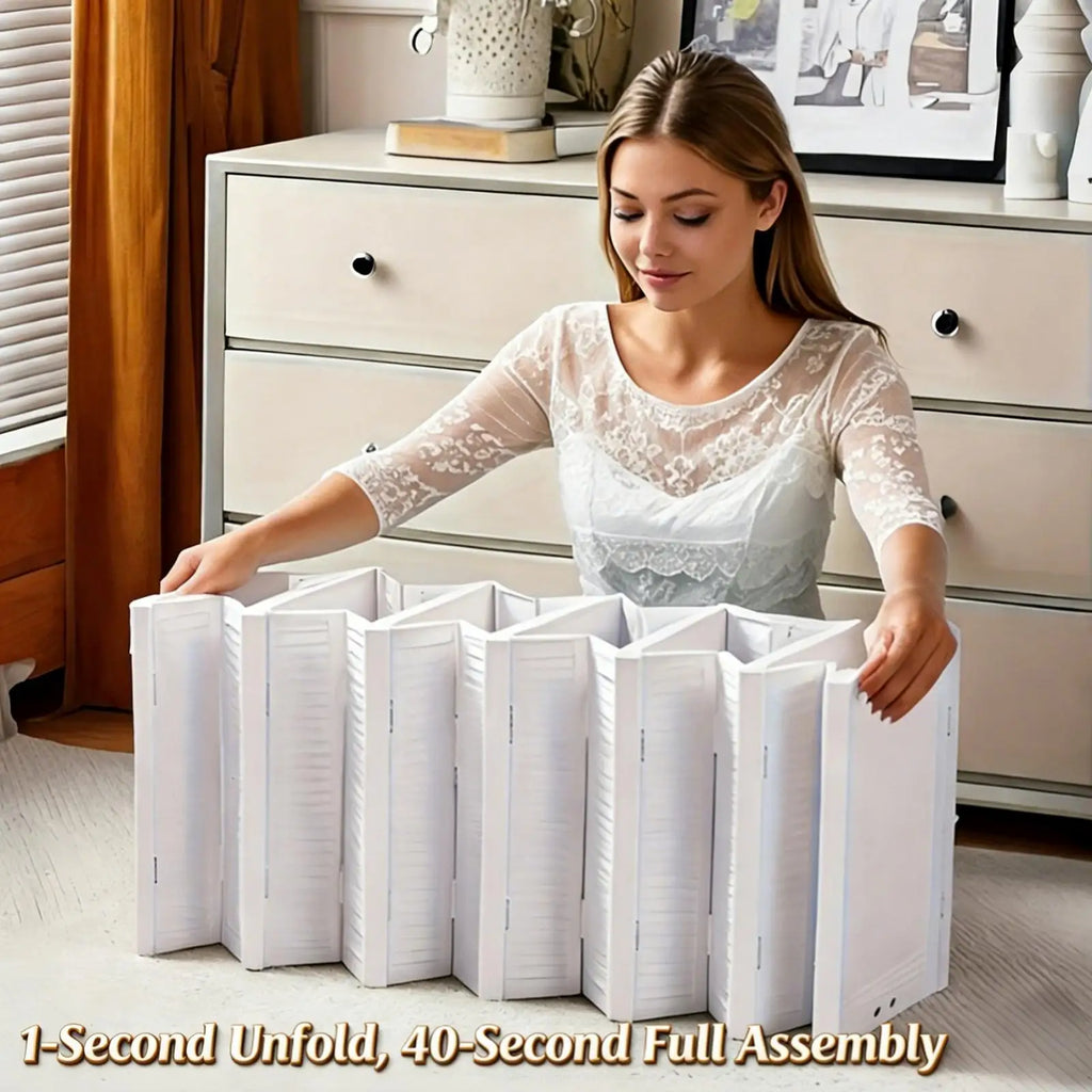 Foldable Clear Shoe Storage Organizer Stackable Dustproof Thickened Sneaker Shoe Box Rack Cabinet for Closet Dorm