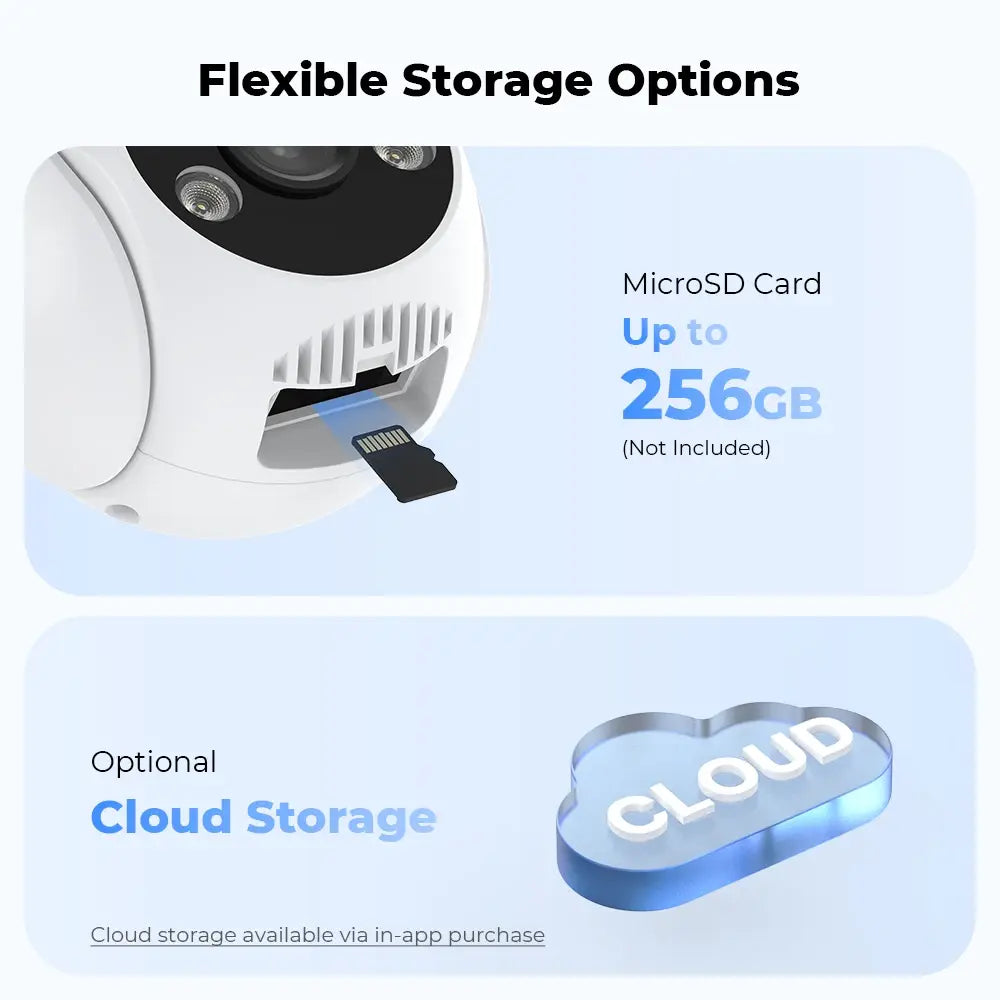 H.VIEW 3MP PTZ IP Camera WiFi Outdoor AI Human Detection Audio Wireless Security CCTV Camera