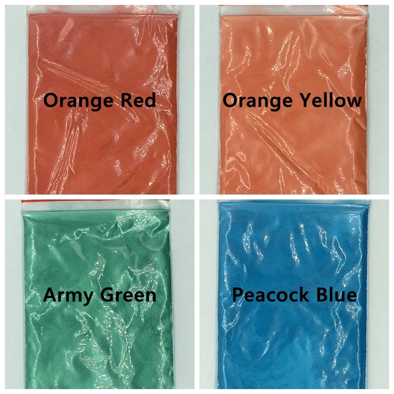 10g Mica Powder Pigment for Nail Glitter.Cosmetic, Resin with Pearlescent Pearl Luster, for DIY Soap Making, for Slime, DIY Craf