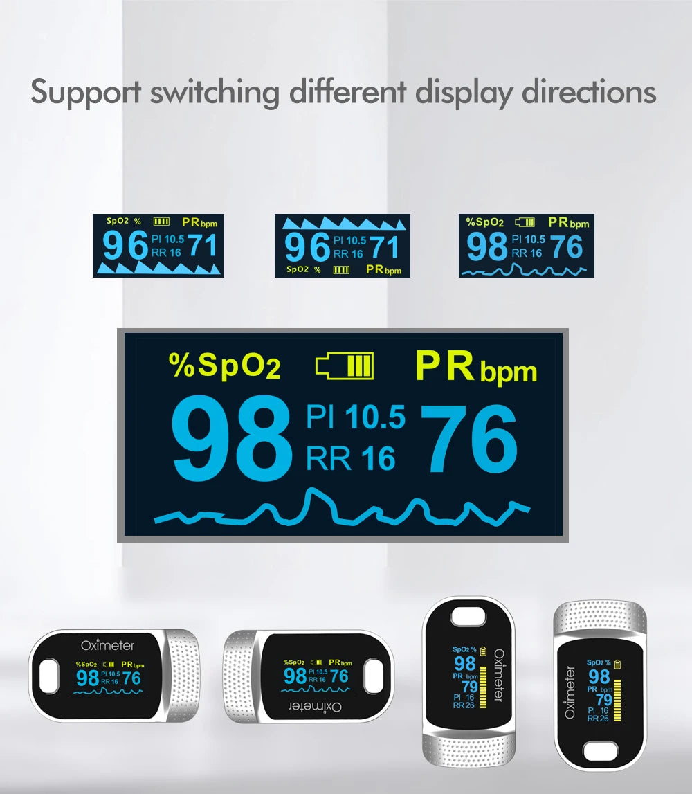 Tensiometer Or Finger Oximeter Medical Digital Blood Pressure Monitor Heart Rate Pulse Meter Household Automatic Tonometer