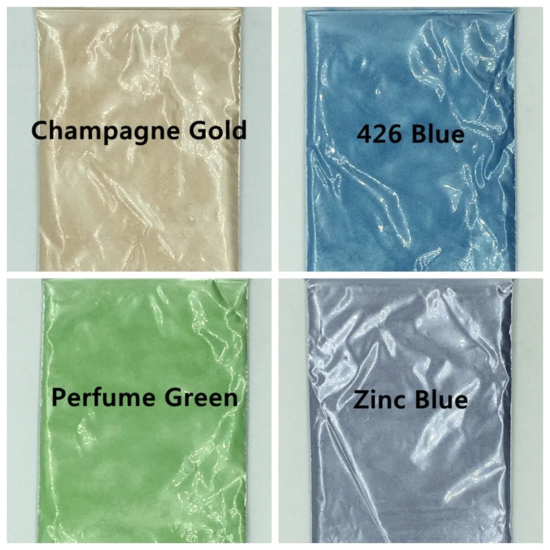 10g Mica Powder Pigment for Nail Glitter.Cosmetic, Resin with Pearlescent Pearl Luster, for DIY Soap Making, for Slime, DIY Craf