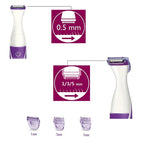 5in1 Perfect Bikini Trimmer Kit Precision Facial Electric Hair Trimmer For Women Shaver Micro Epilator Face Body Trim Shave