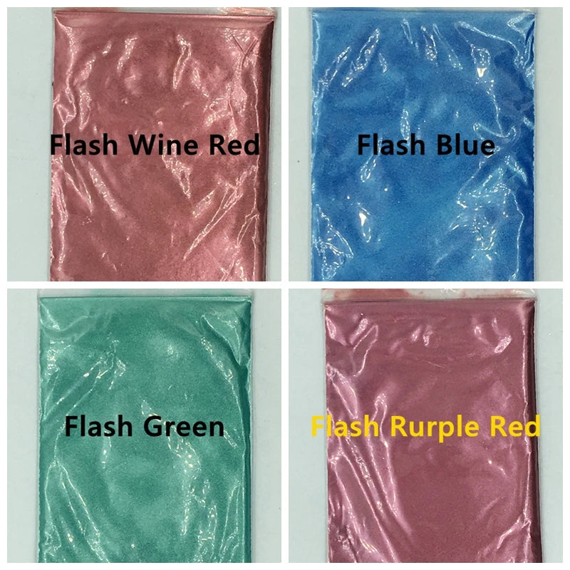 10g Mica Powder Pigment for Nail Glitter.Cosmetic, Resin with Pearlescent Pearl Luster, for DIY Soap Making, for Slime, DIY Craf