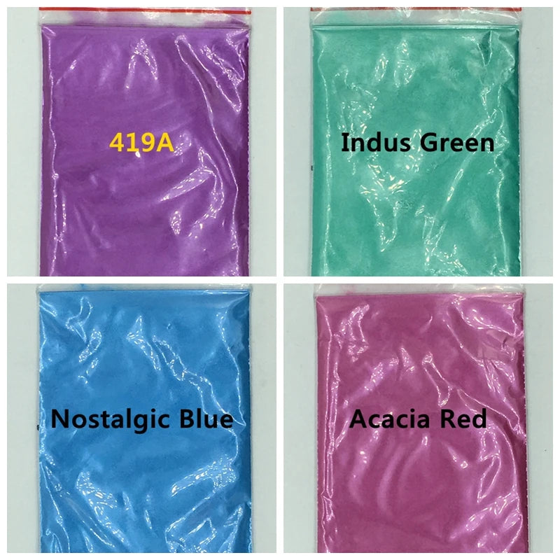 10g Mica Powder Pigment for Nail Glitter.Cosmetic, Resin with Pearlescent Pearl Luster, for DIY Soap Making, for Slime, DIY Craf