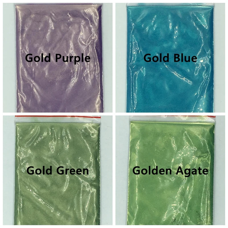 10g Mica Powder Pigment for Nail Glitter.Cosmetic, Resin with Pearlescent Pearl Luster, for DIY Soap Making, for Slime, DIY Craf