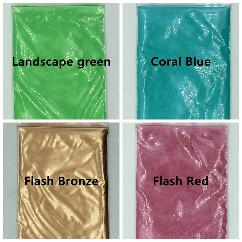 10g Mica Powder Pigment for Nail Glitter.Cosmetic, Resin with Pearlescent Pearl Luster, for DIY Soap Making, for Slime, DIY Craf