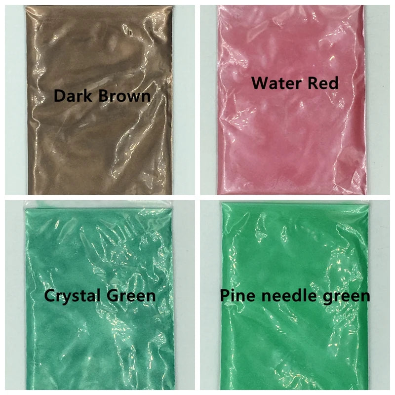 10g Mica Powder Pigment for Nail Glitter.Cosmetic, Resin with Pearlescent Pearl Luster, for DIY Soap Making, for Slime, DIY Craf