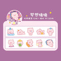 100 pcs Kawaii Cloud Zoo Masking Washi Tape Cute Cat penguin Decorative Adhesive Tape Decora Diy Scrapbooking Sticker Label